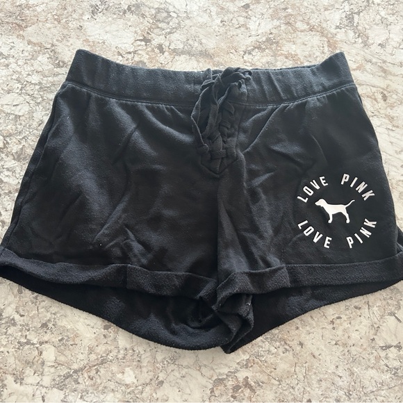 VS PINK Black Dog Logo Shorts Medium - Picture 5 of 10